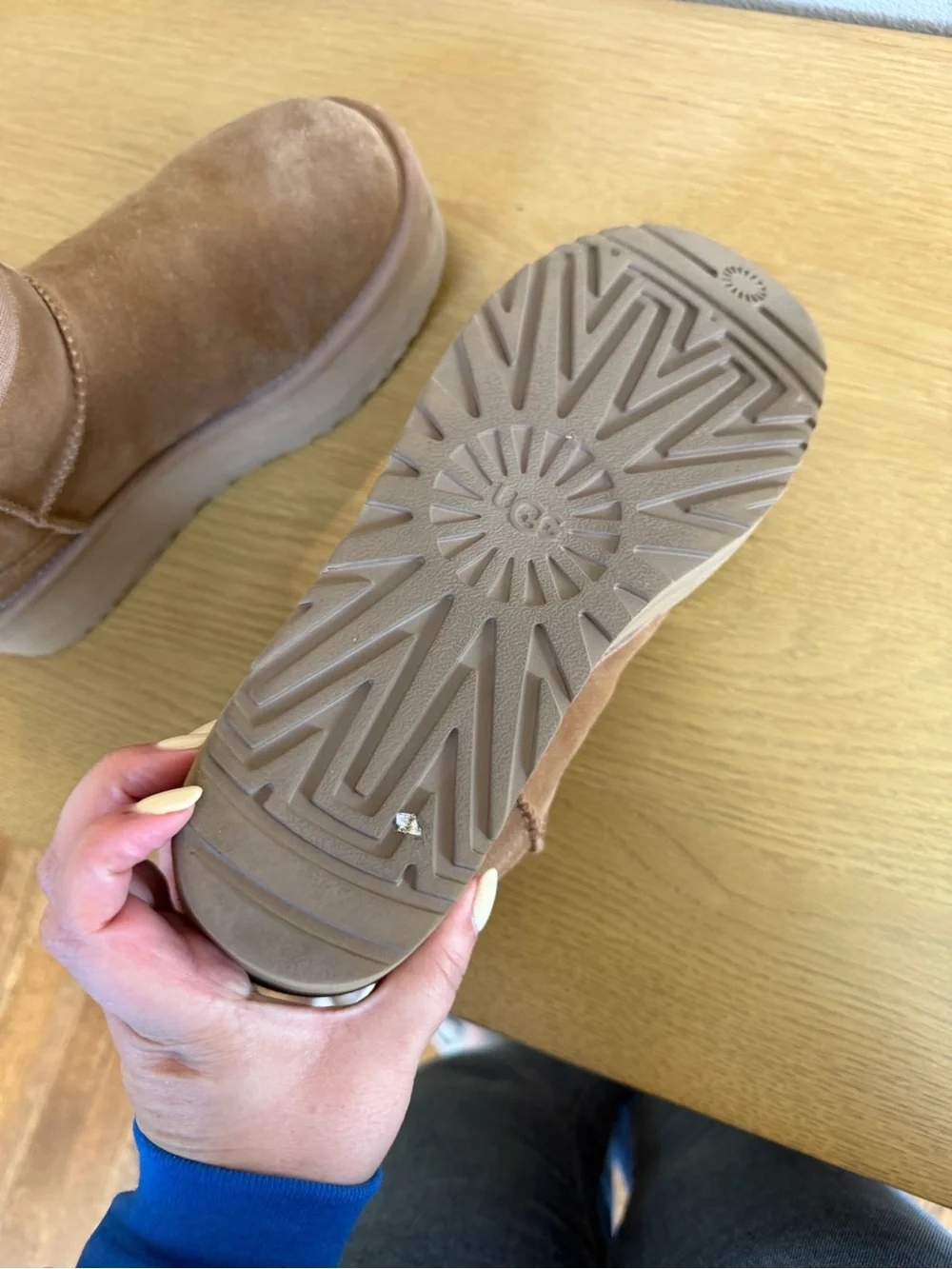 UGG Classic Ultra Mini Platform in Chestnut Brown
